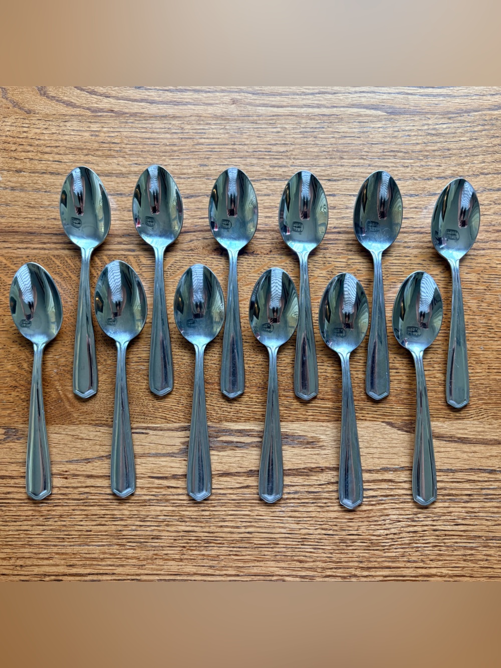 Reed & Barton Tarbor Stainless Steel Soup Spoons - Set of 12